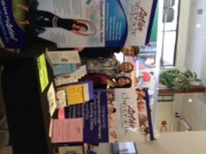 <b>The Active Chiropractic booth at the Algonquin College Fitness Fundraiser (pictured includes from left to right Dr. Katrina Traikov (Nd), Dr. Elizabeth Radley-Walters (DC) and Leilani Borne - Dental Hygenist)</b>